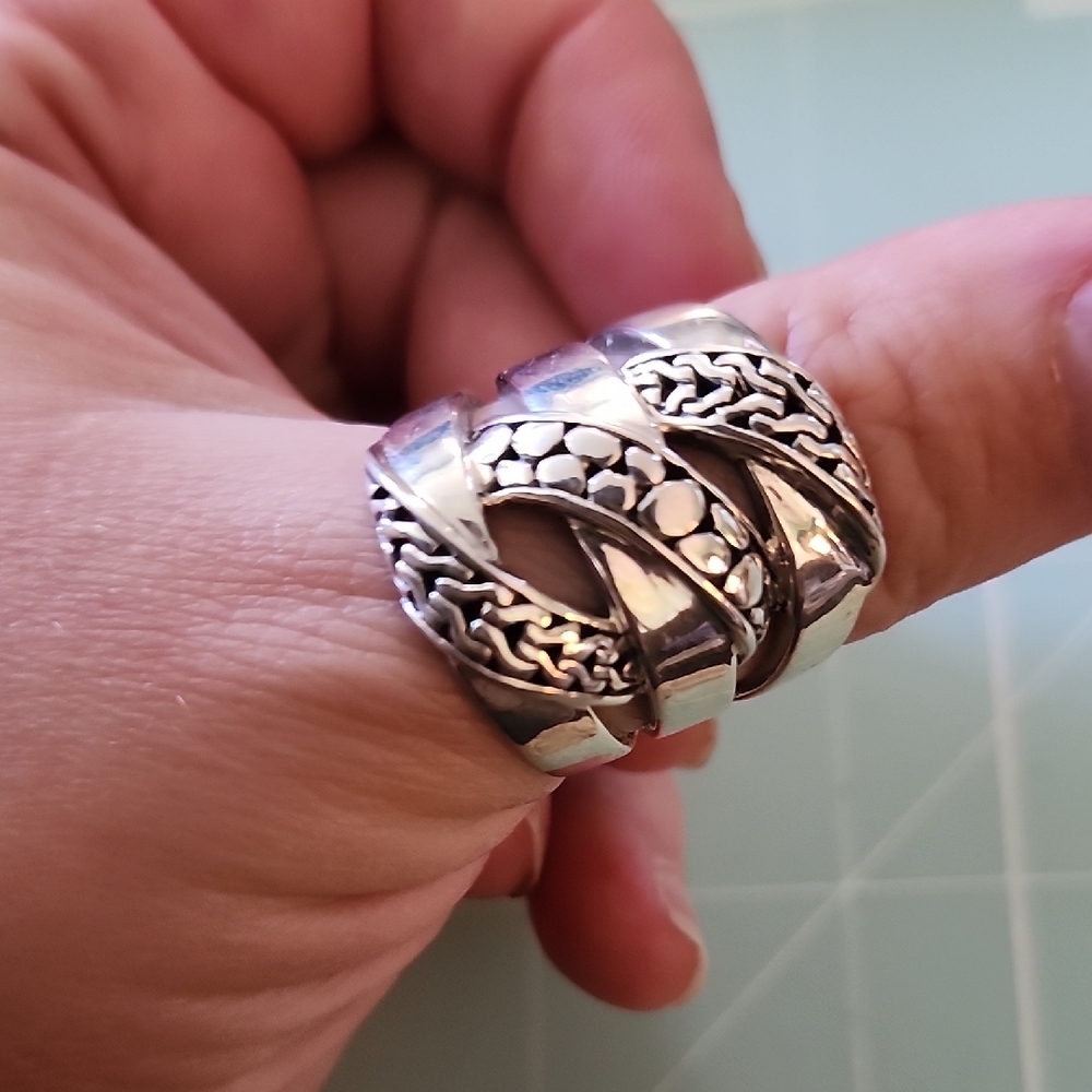 NWT JTV Artisan Collection Bali Sterling Silver Plans To Give You Hope Ring Sz 8